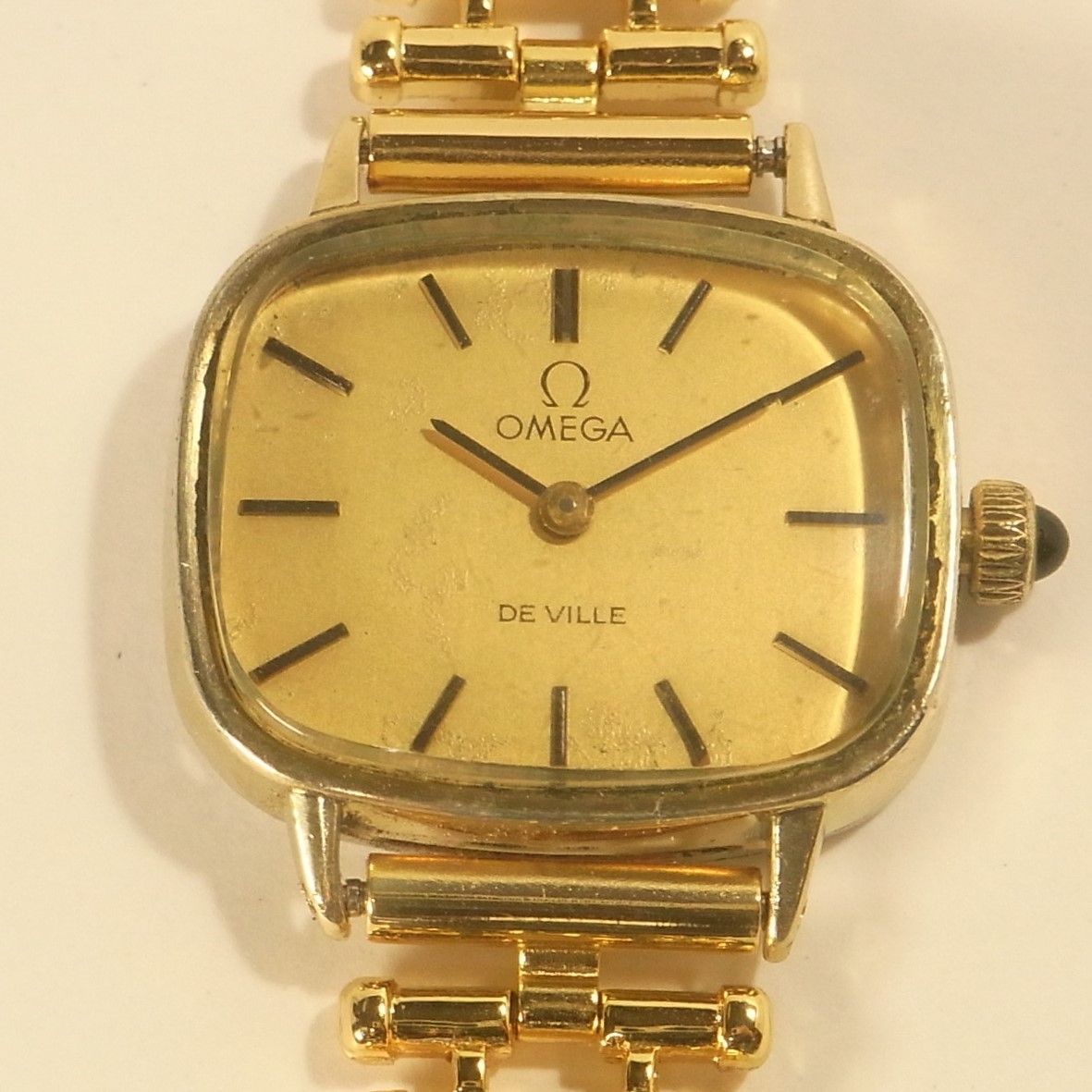 稼働品 OMEGA オメガ レディース 手巻き 機械式 アンティーク 腕時計