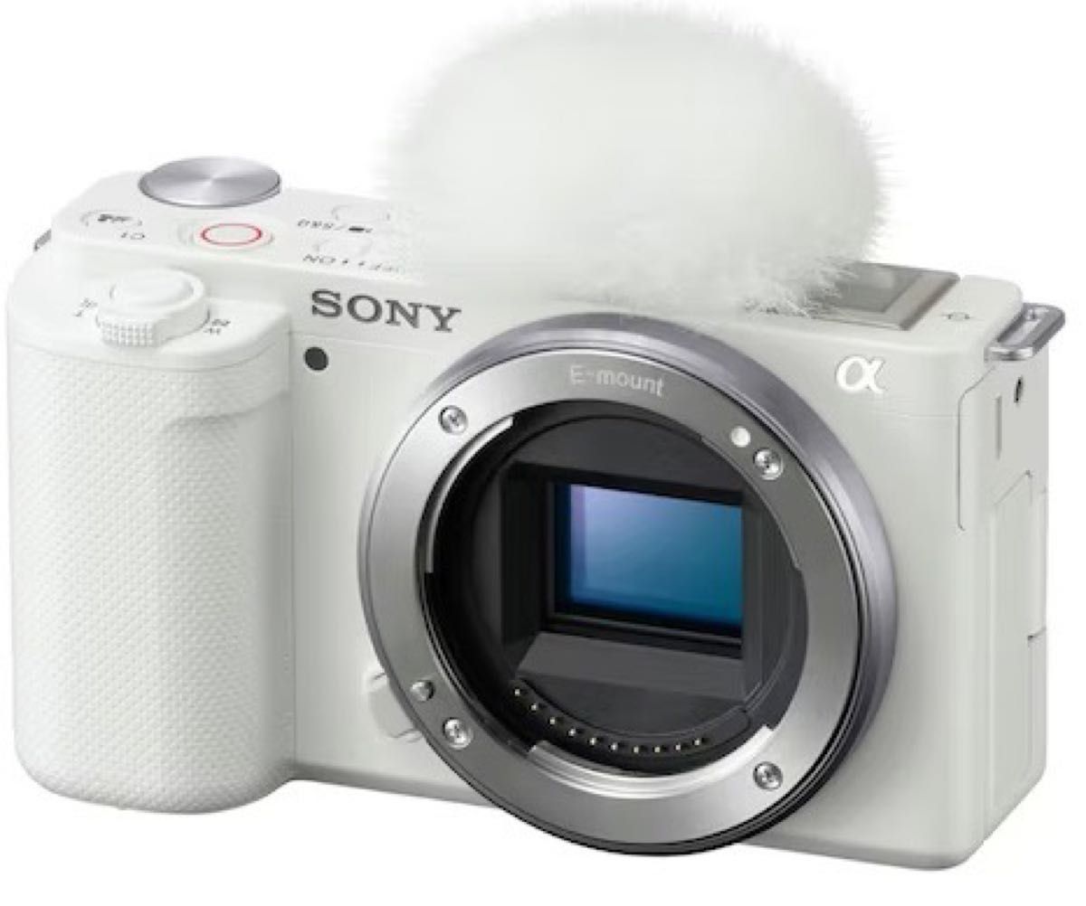 SONY VLOGCAM ボディ ホワイト ZV-E10(W) カメラ デジタル一眼カメラ 