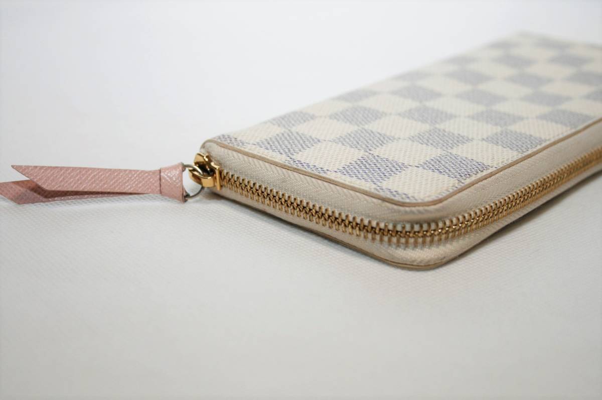 美品　LOUIS VUITTON　ルイヴィトン　ポルトフォイユ　クレマンス　ダミエアズール　内側ピンクカラー　長財布　　N61264_画像6