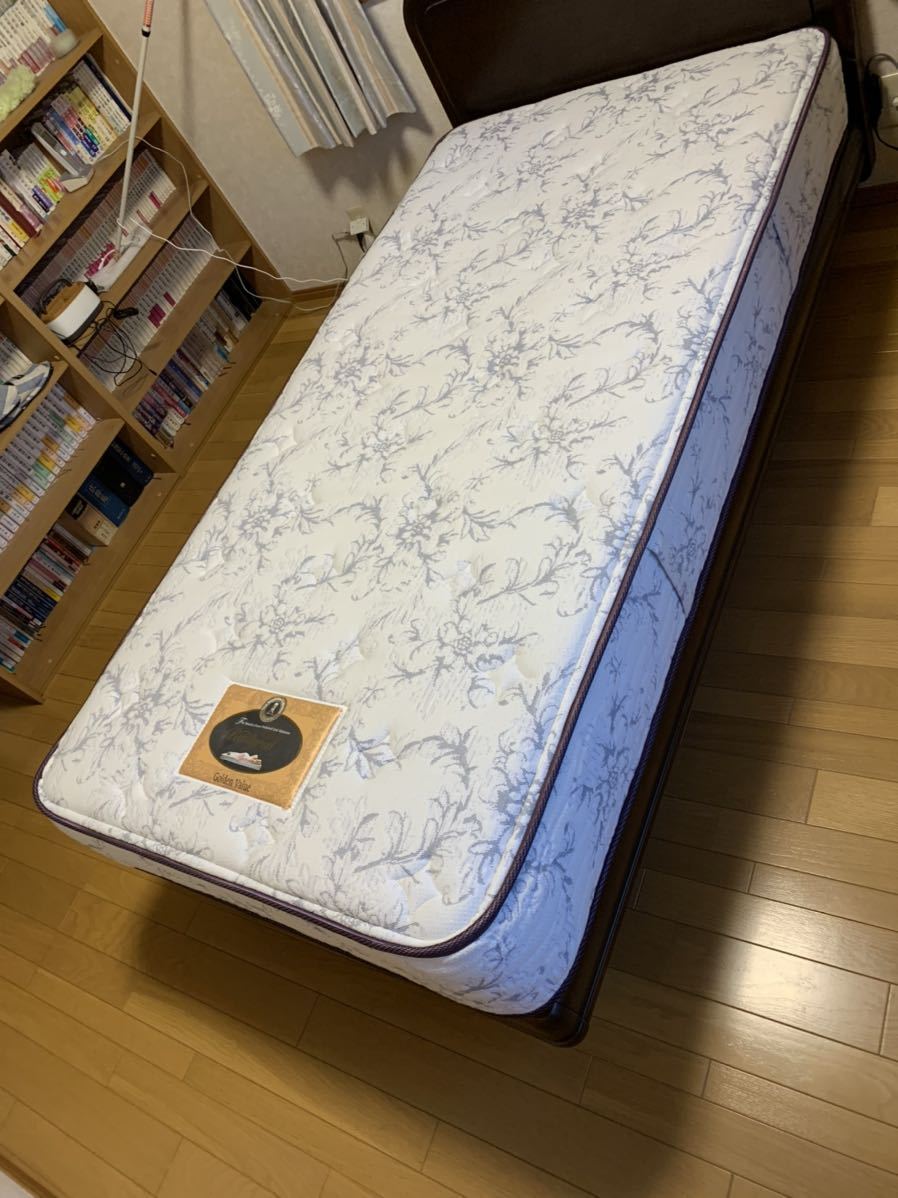 【美品】SIMMONS シモンズ シングルベッド シングルベット Golden Value ゴールデンバリュー【直接取引限定】