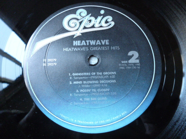 Heatwave / Heatwave's Greatest Hits シュリンク付 US盤 LP 名曲多数収録 Boogie Nights / The Groove Line / Mind Blowing Decisions試聴_画像4