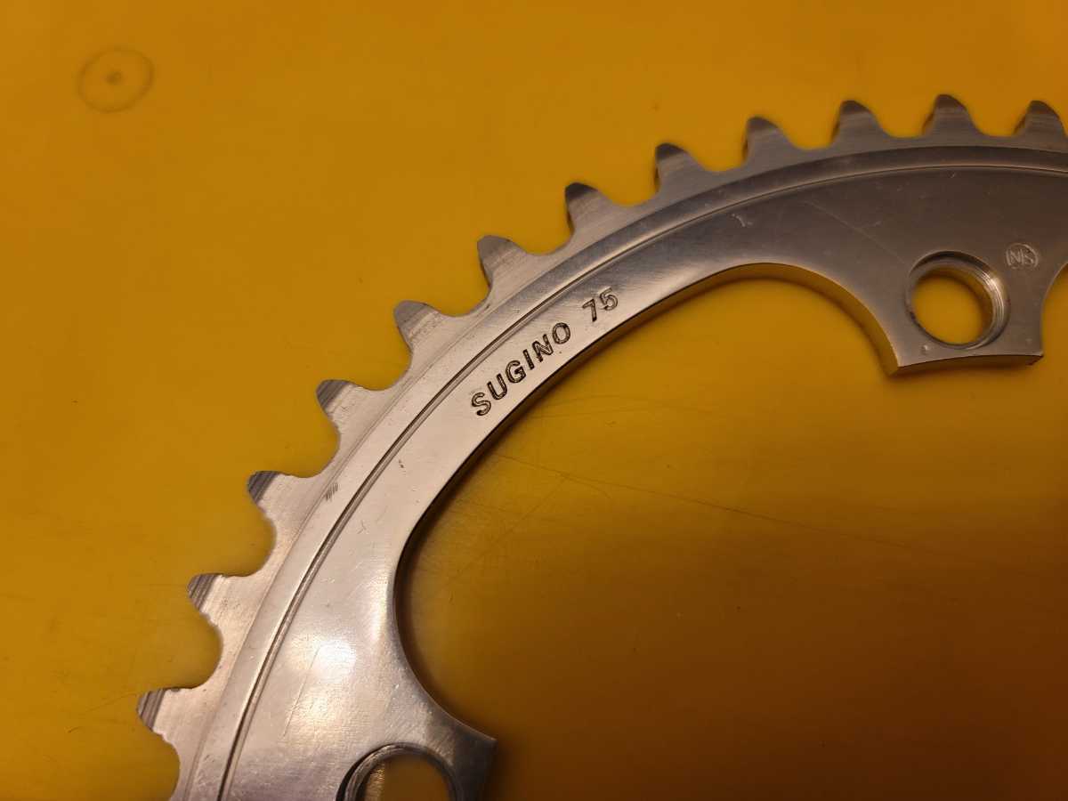 SUGINO75 チェーンリング 144 49Tピスト スギノ NJS 競輪 厚歯(中古