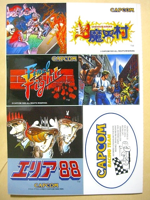 CAPCOM ステッカー HEROIC FANTASY 天地を喰らうⅡ ロックマン4 CAPCOM ステッカー HEROIC FANTASY 天地を喰らうⅡ ロックマン4