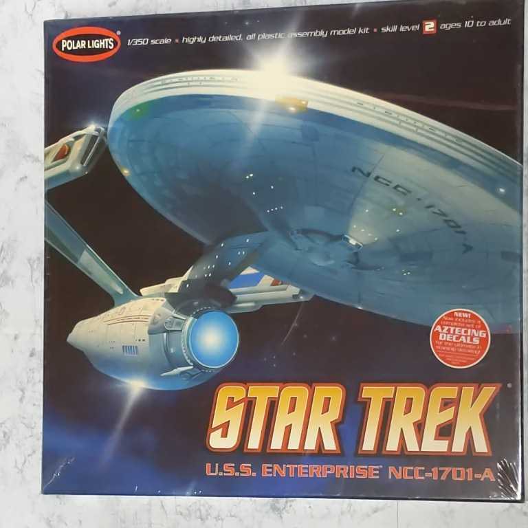 未開封 スタートレック STAR TREK U.S.S. ENTERPRISE NCC-1701-A 1/350 scale highly detailed all plastic assembly model kit