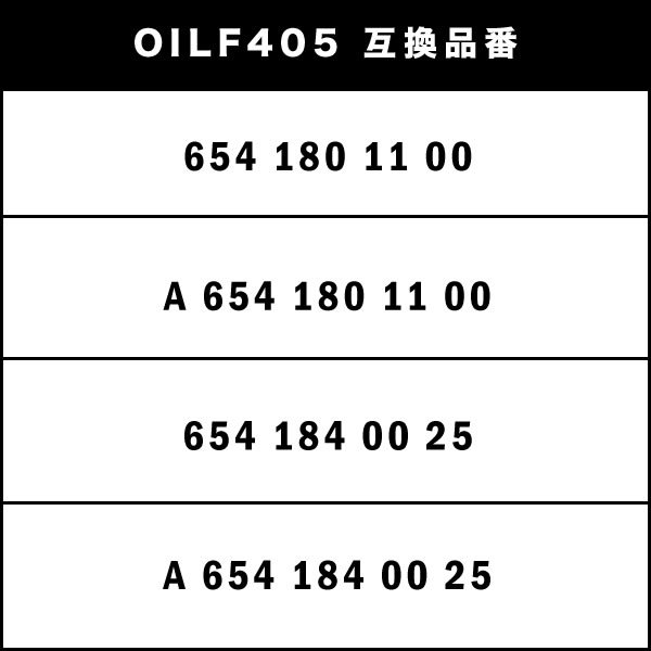 オイルフィルター オイルエレメント メルセデスベンツ Gクラス W463A 2018.06- 互換品 MERCEDES-BENZ OILF405_画像3