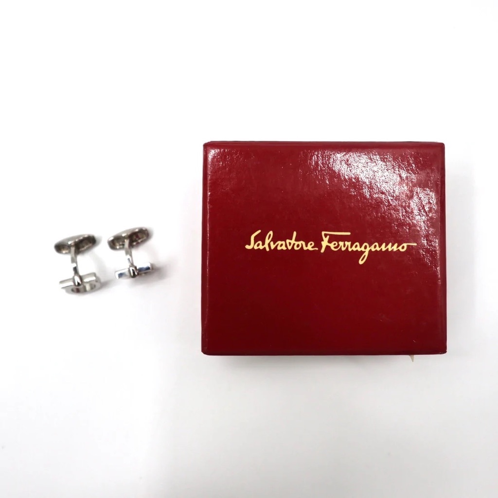 Ferragamo オールドフェラガモ シルバー925 ガンチーニ カフスボタン 売り出し正規品