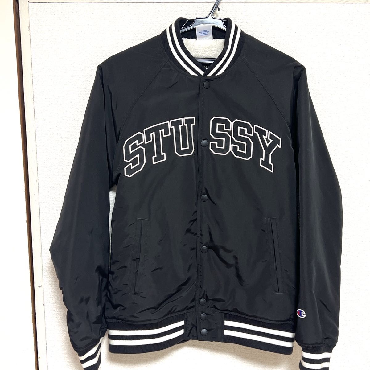 STUSSY／Champion Baseball Jacket｜Yahoo!フリマ（旧PayPayフリマ）