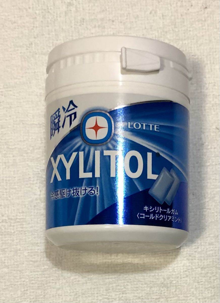 Lotte/Xylitol/Cold/Cold Clear Mint/Family Bottle/143G/2022 приобретен/Lotte/Xylitol