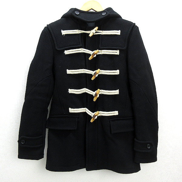 ☆☆ ジャックローズ/JACK ROSE LUV MAISON ダッフルコート【48】黒MENS/125【中古】■_画像1