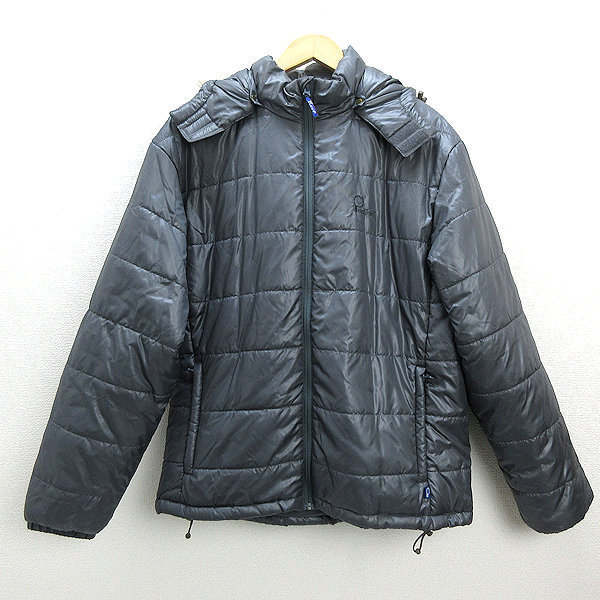 ☆☆ ペンフィールド/PenField フード付き 中綿リバーシブルジャケット【LL】灰色グレーMENS/90【中古】■_画像1