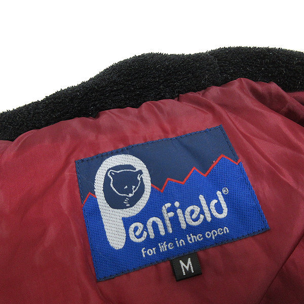 ☆☆ ペンフィールド/PenField フード付き 中綿ジャケットJKT【M】赤MENS/125【中古】■_画像3