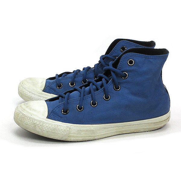 WW■【23.5cm】コンバース/CONVERSEオールスターハイALLSTAR HIナイロンスニーカー■青LADIES77【中古】■_画像1