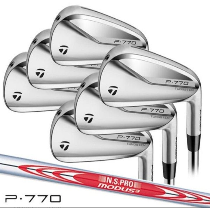 新品 P770 アイアン 6本セット N.S.PRO MODUS3 TOUR105 TaylorMade 右