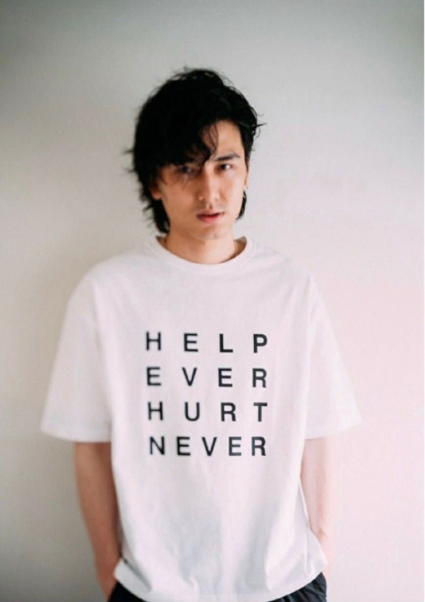 独創的 藤井風 HEHN 白 ＸＬサイズ ベジT Tシャツ/カットソー(半袖/袖