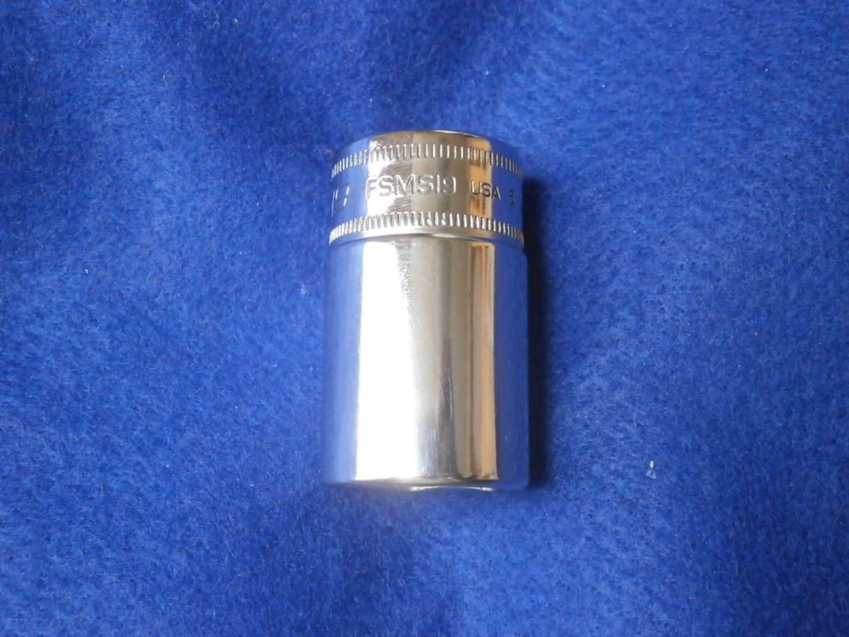 スナップオン Snap-on セミディープ 6角 FSMS19 9.5mm ソケット 差込3