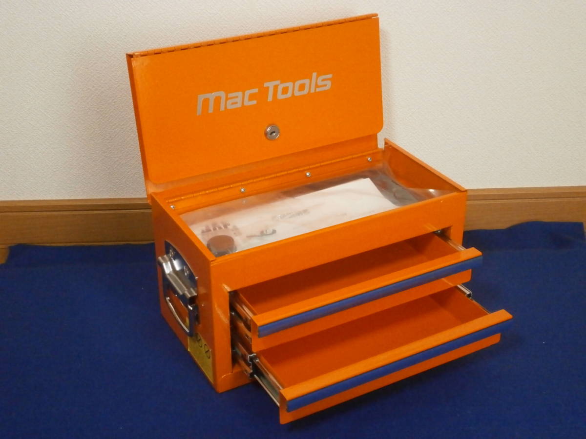 未使用 マックツール MAC TOOLS マイクロトップチェスト ミニチェスト ツールボックス ツールキャビネット 2段引き出し Snap-on