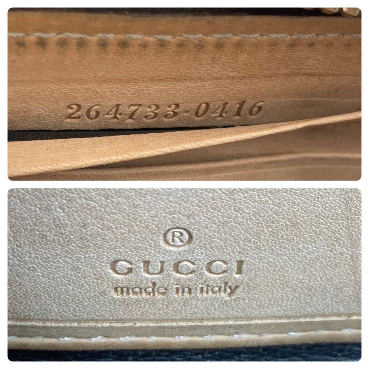 廃盤/美品】グッチ GUCCI ウーブンウェブ 刺繍 長財布 ラウンド 廃盤/美品】グッチ GUCCI ウーブンウェブ 刺繍 長財布 ラウンド