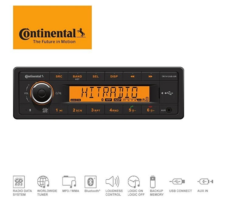 Continental TR7412UB-OR コンチネンタル 日本周波数設定済 | www