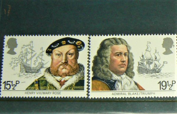 ROYAL MAIL(ロイヤルメール)　MINT STAMPS　No.136　MARITIME HERITAGE1982　955414AA5H17_画像2