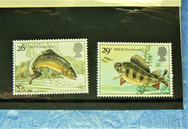 ROYAL MAIL(ロイヤルメール)　MINT STAMPS　No.142　ブリティッシュリバーフィッシュ1983　955419AA5H17_画像3