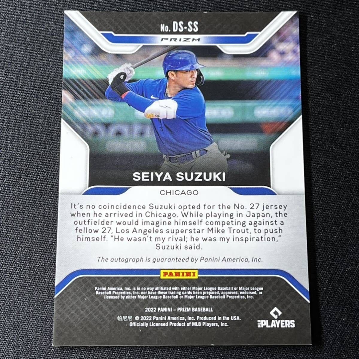 ☆新作入荷☆新品 MLB 鈴木誠也 22 Panini Silver 直筆サインルーキー ...