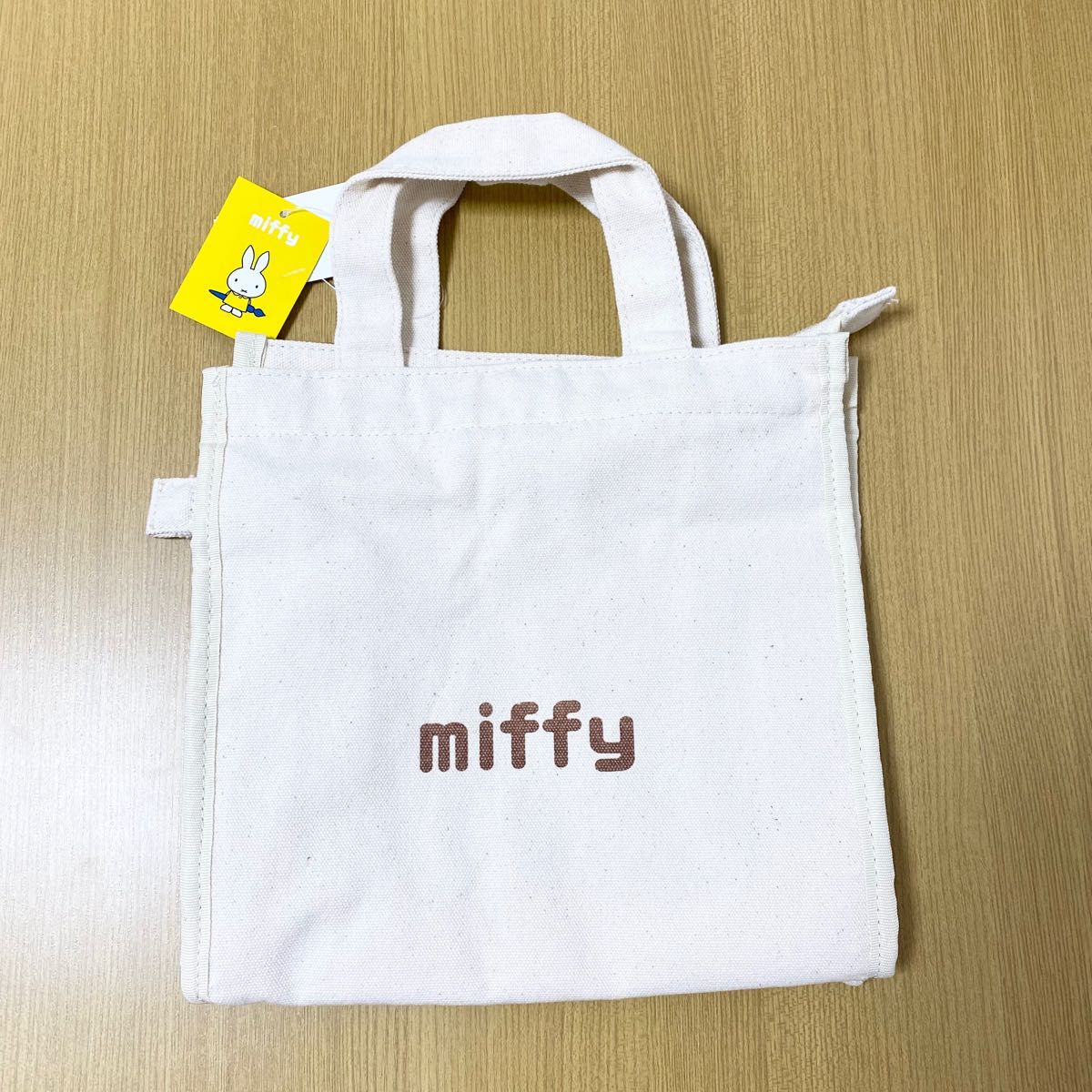 ミッフィー　トートバッグ　ランチバッグ　miffy ポーチ　手提げバッグ　お弁当バッグ　マチ付きバッグ　