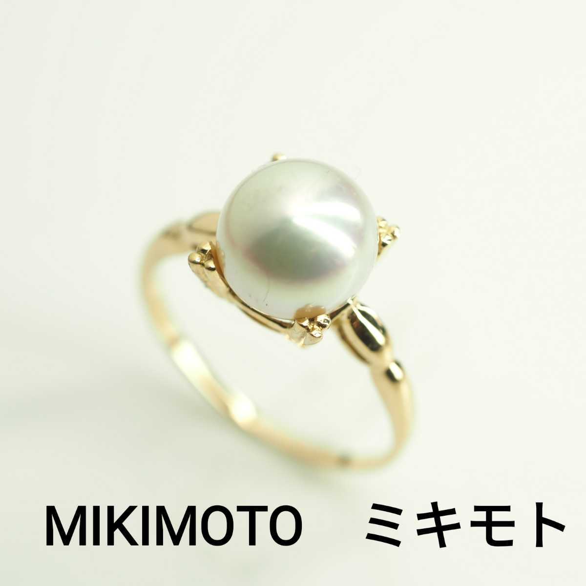 ヴィンテージ アンティーク MIKIMOTO ミキモト 大粒天然アコヤ 本真珠