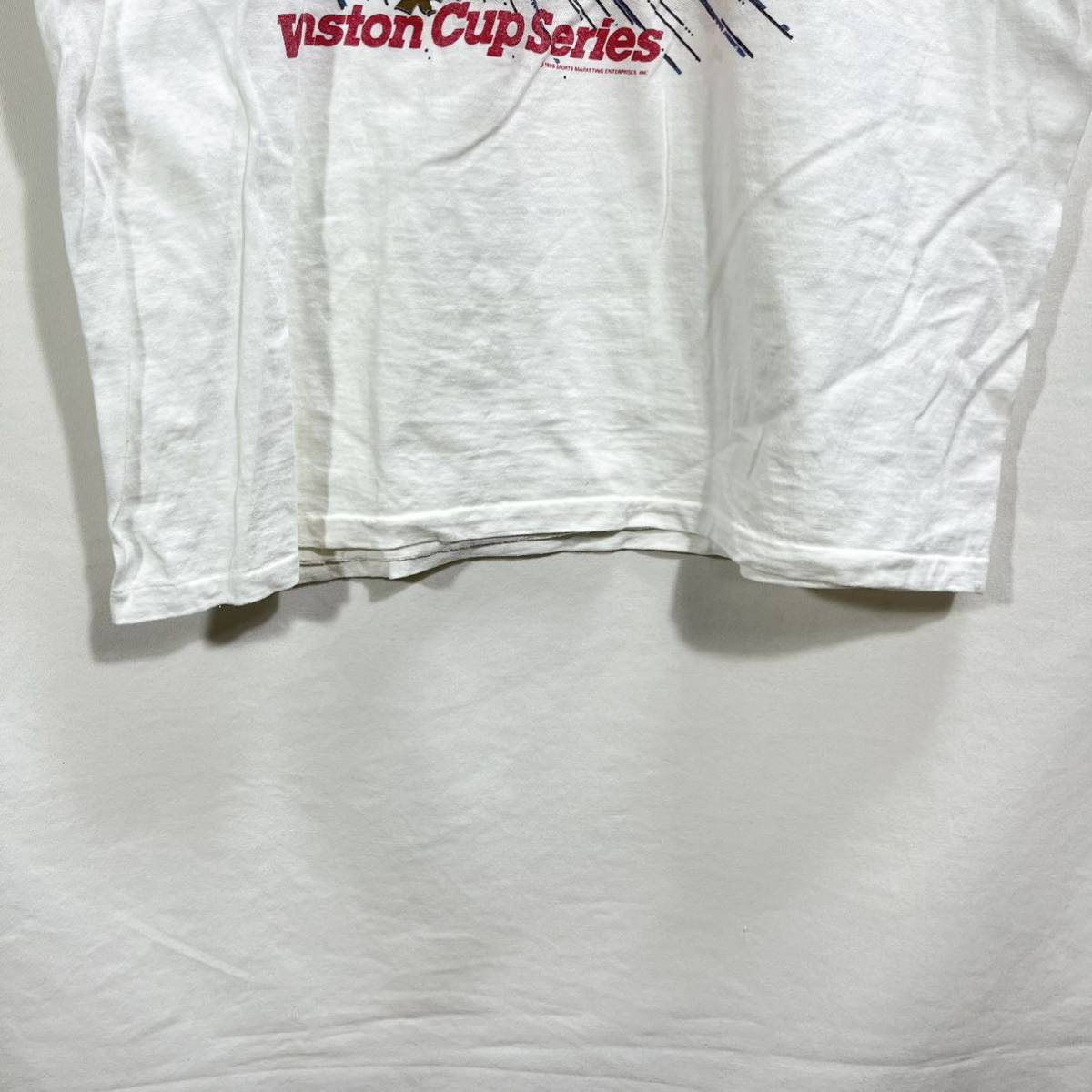 ■ 80s 90s ビンテージ USA製 ONEITA Tide ダレル ウォルトリップ レーシング イラスト 半袖 Tシャツ サイズXL Waltrip Winston Cup ■_画像3
