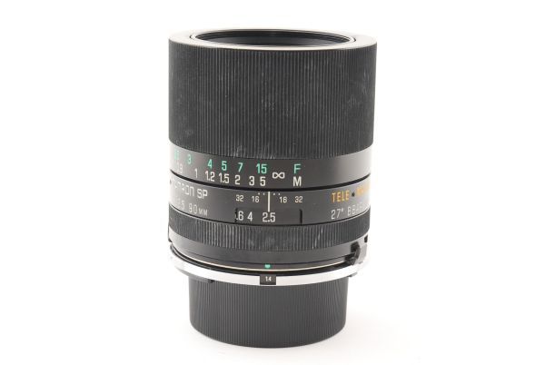 ★希少完動品★ TAMRON SP 90mm F2.5 TELE MACRO アダプトール付 MF 単焦点 マクロ レンズ / タムロン ニコン Nikon F #105699_画像8