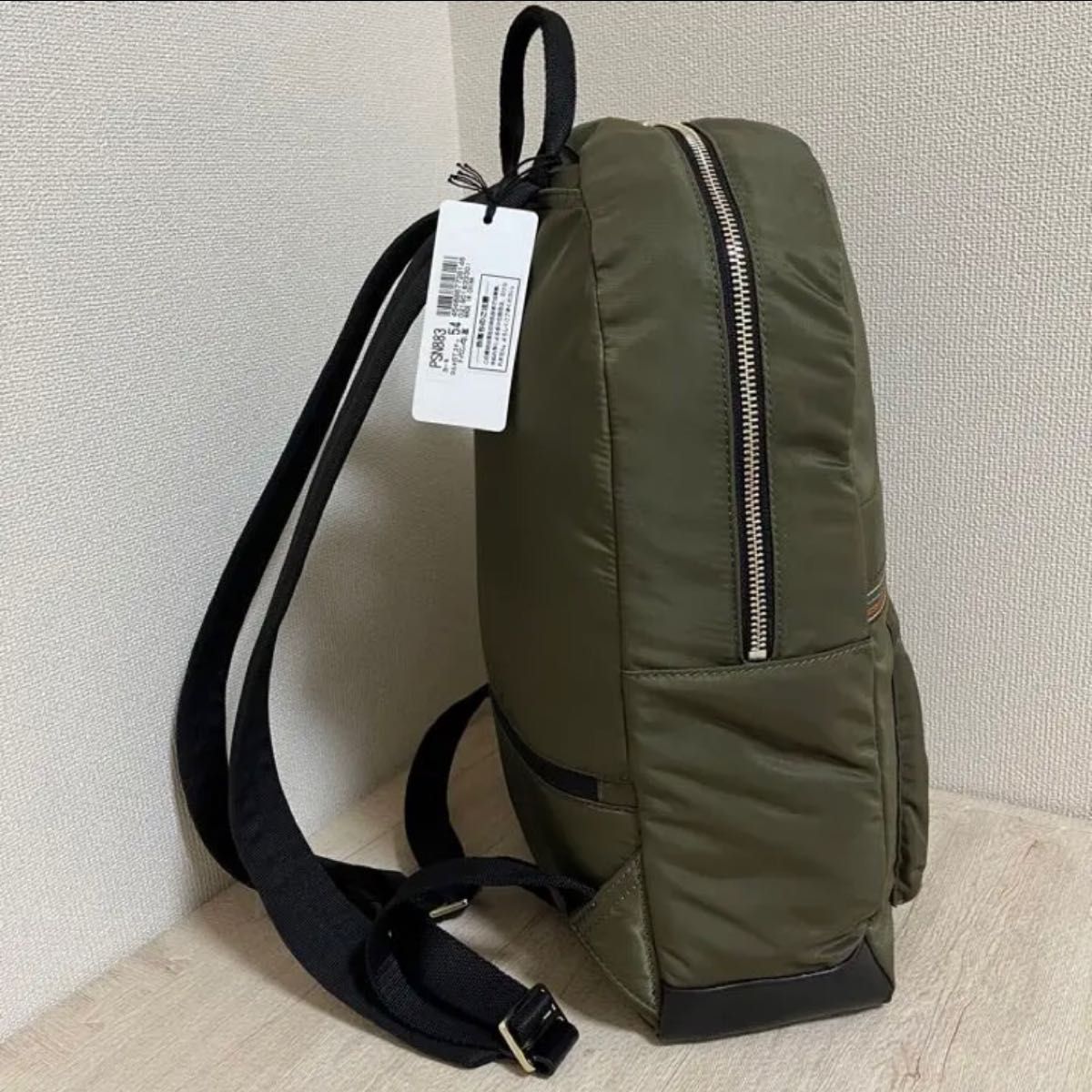 未使用品 Paul Smith ポールスミス マルチストライプステッチリュック