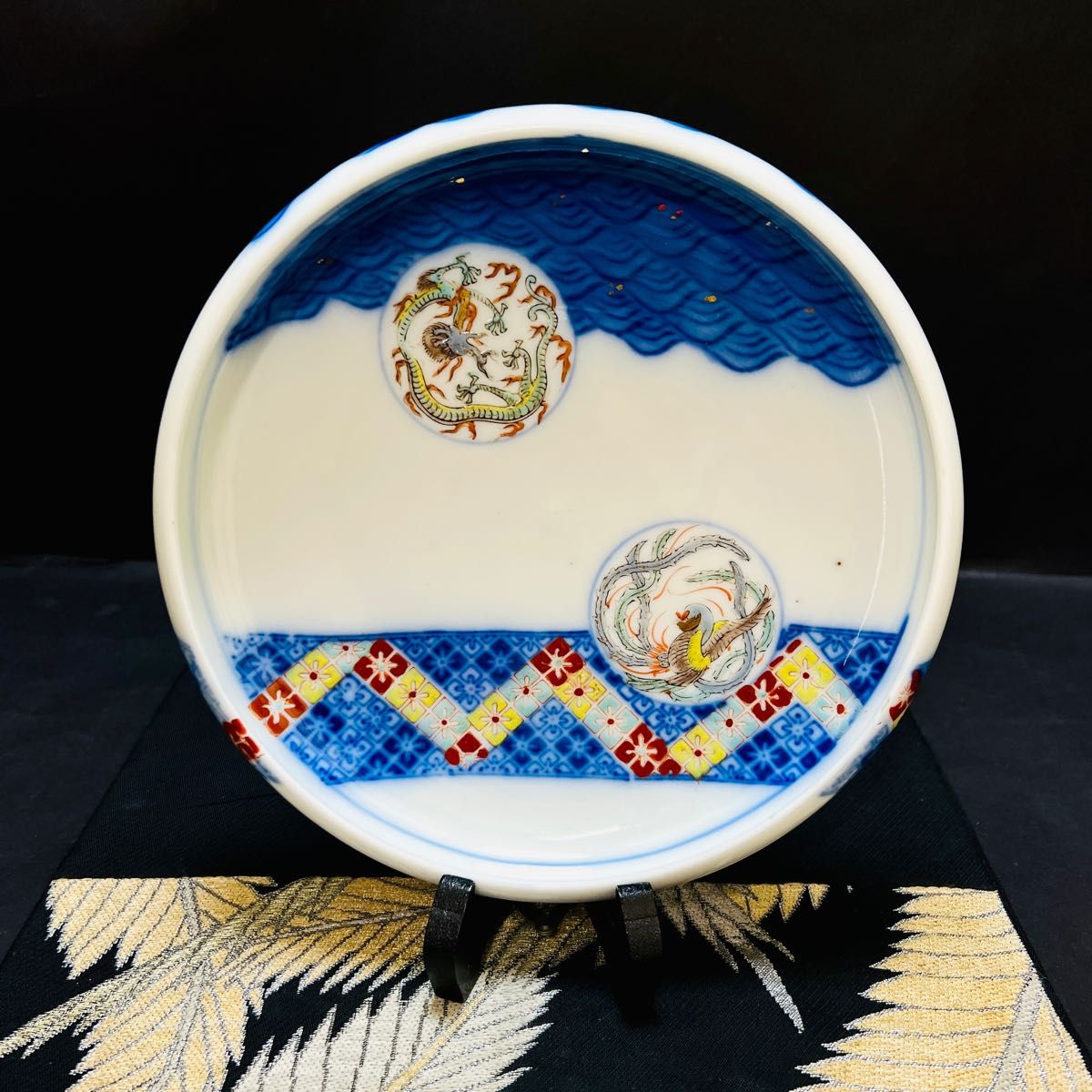 【名入れ無料】アンティーク/コレクション鍋島 古美術 骨董 龍田川 5枚セット www.skippackitalianmarket.com