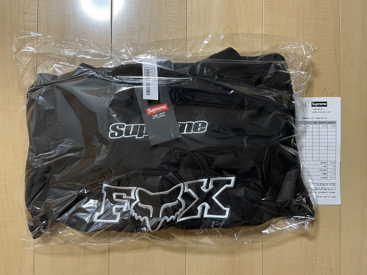 Supreme × Fox Racing 20FW Week7 Hooded Sweatshirt Black Small オンライン購入 国内正規 納品書タグ付 フォックスレーシング 黒Sサイズ_画像4