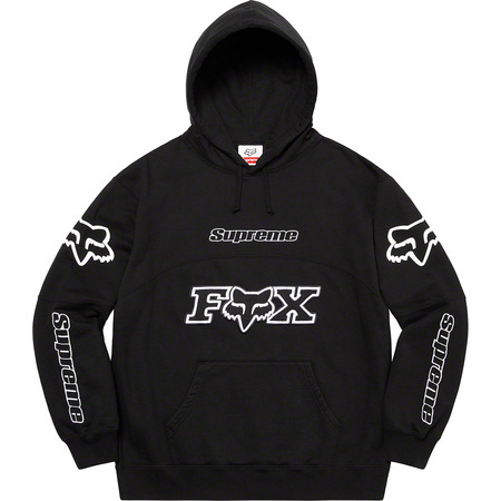 Supreme × Fox Racing 20FW Week7 Hooded Sweatshirt Black Small オンライン購入 国内正規 納品書タグ付 フォックスレーシング 黒Sサイズ Yahoo!フリマ（旧）