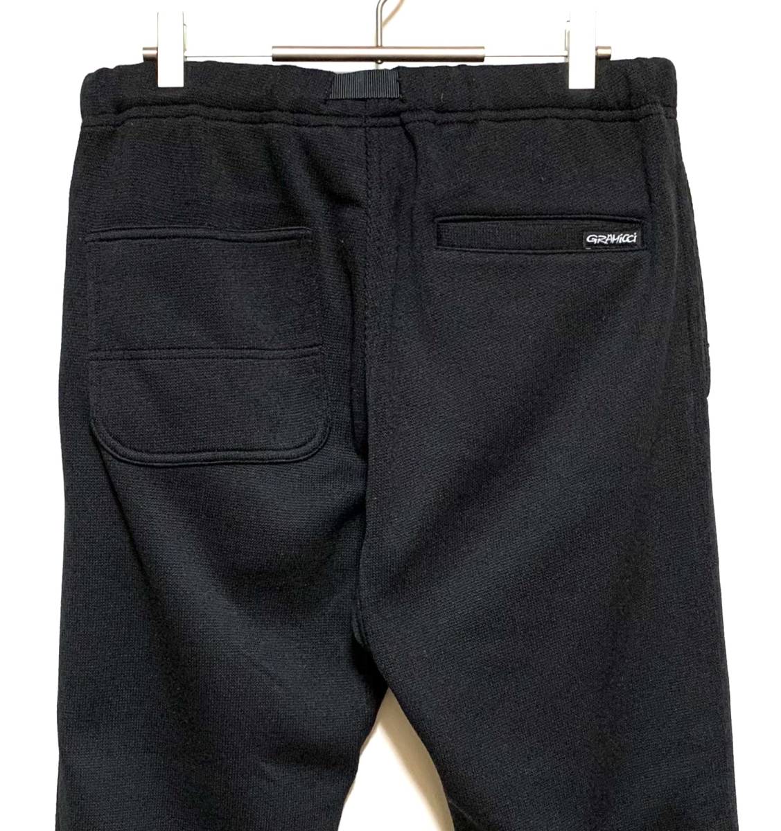 ○日本正規品○ グラミチ PANTS（M）黒 FLEECE KNIT DOORS RESEARCH URBAN 【美品】GRAMICCI  アーバンリサーチ アンクル丈 パンツ フリース ニット 男性用