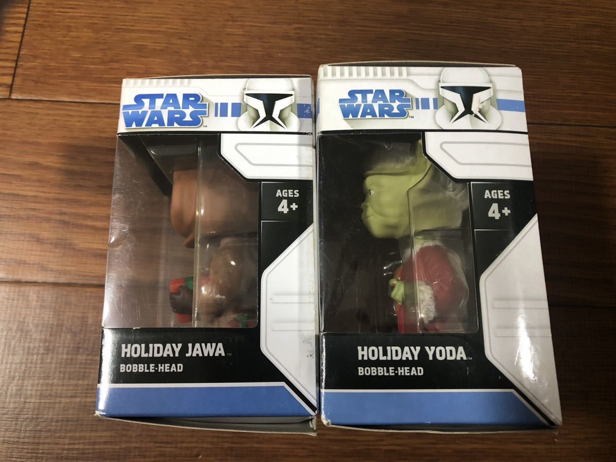 スターウォーズ　STARWARS HOLIDAY JAWA HOLIDAY YODA 2種まとめ売り　未開封　FUNKO_画像3