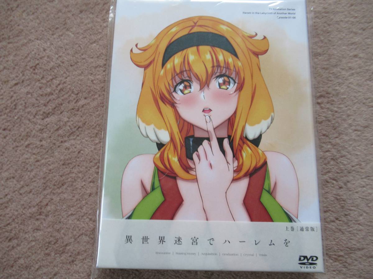 独特の素材 異世界迷宮でハーレムを DVD BOX 上巻 通常版