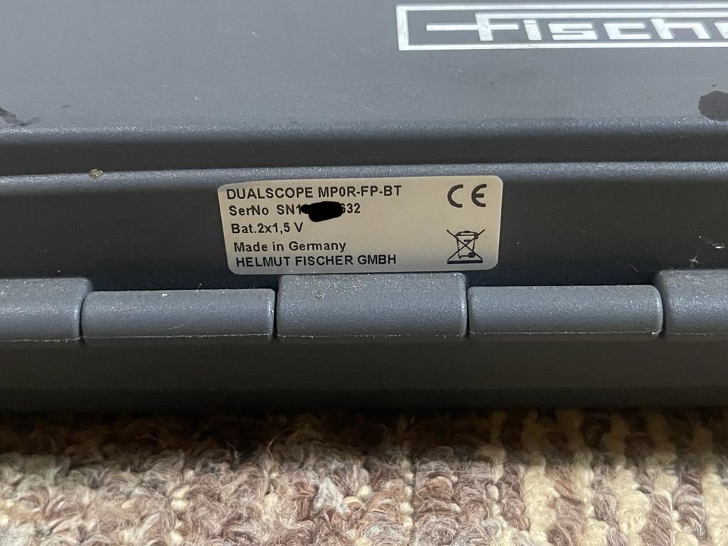Fischer/フィッシャー 小型膜厚計 DUALSCOPE MP0R FP BT 私たちは確認