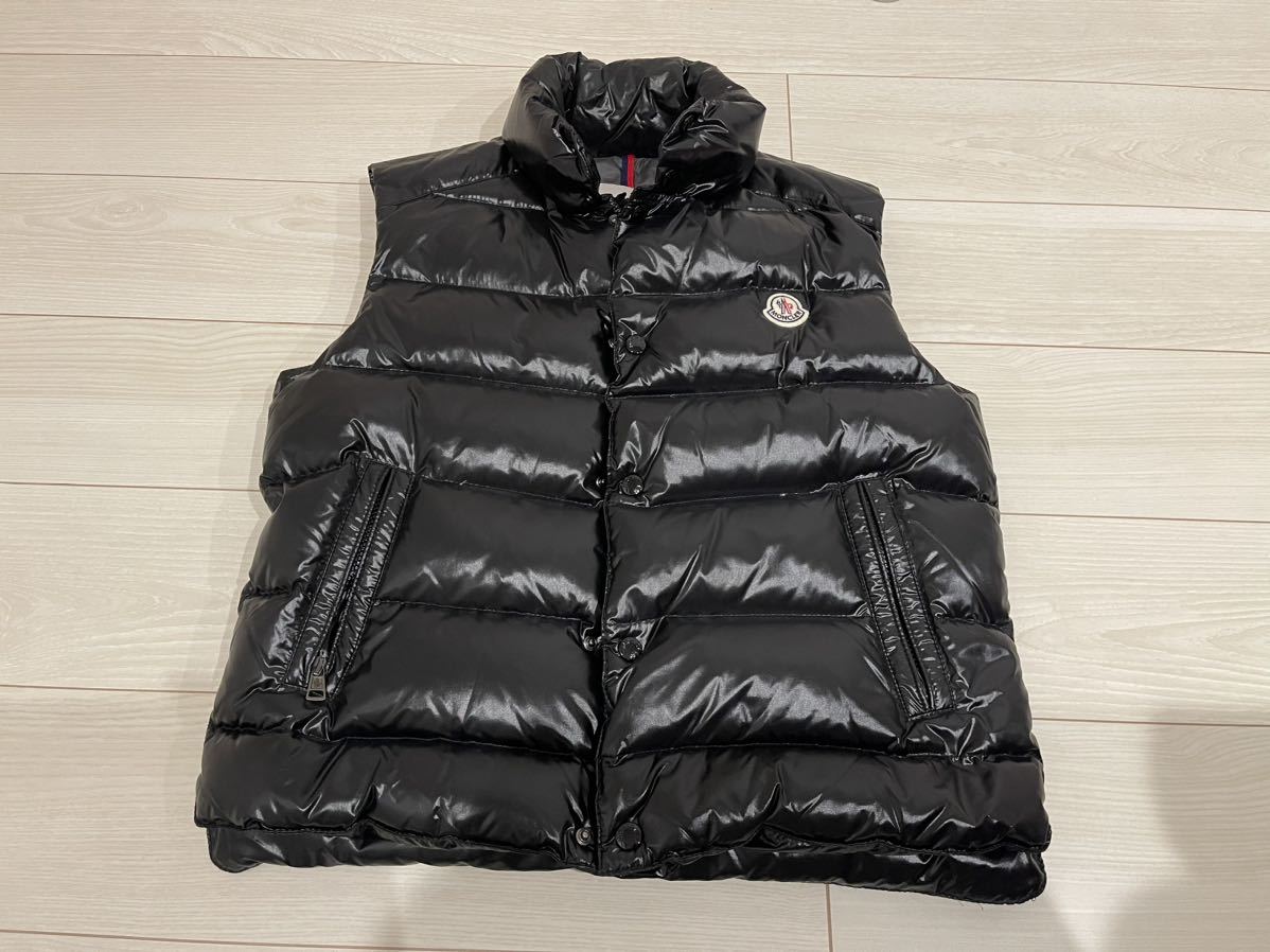 絶品】 超美品！MONCLER モンクレール ダウンベスト ブラック サイズ1