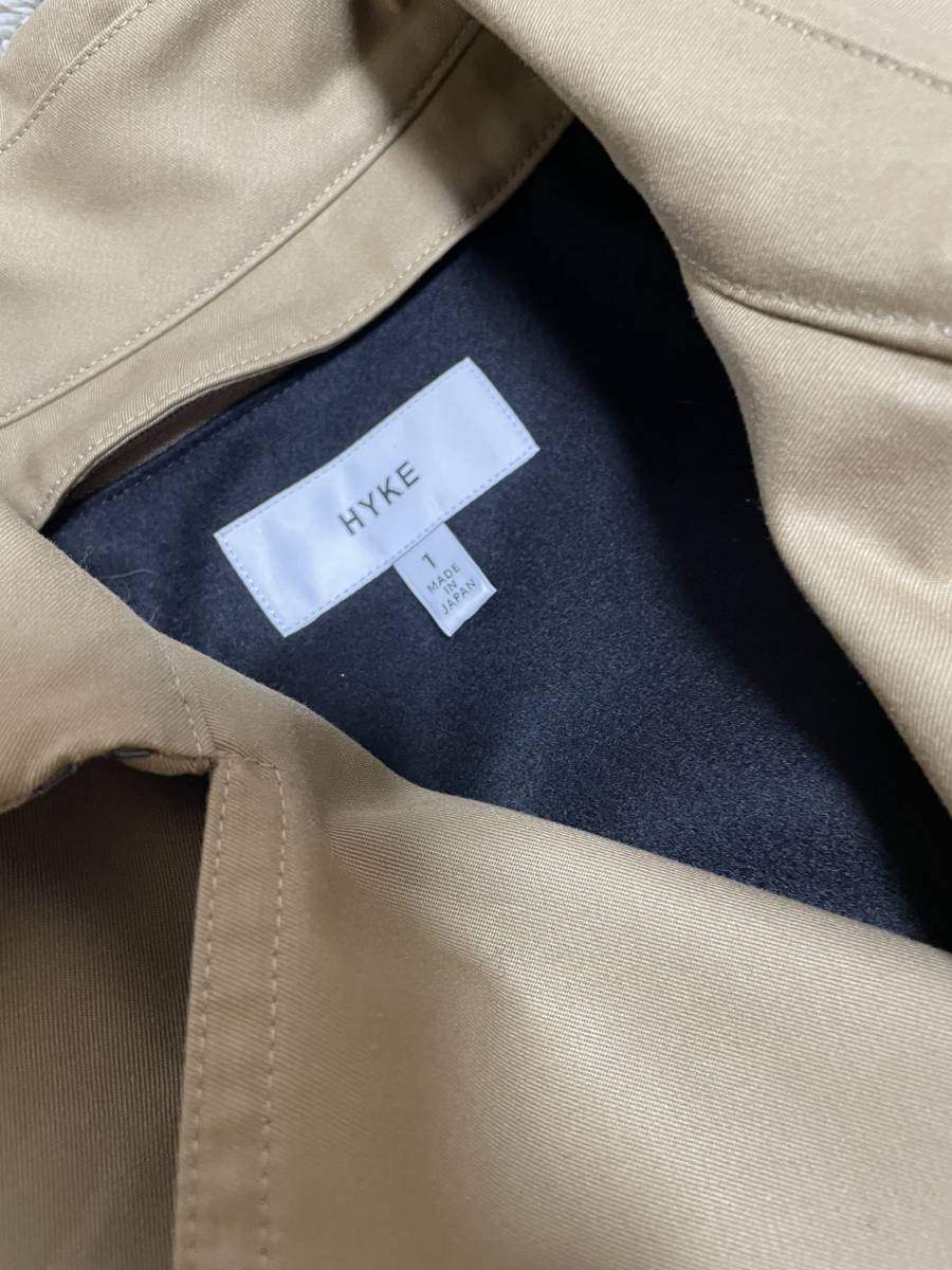 HYKE ハイク トレンチコート ベージュ サイズ1 | www.bauen.com.ar