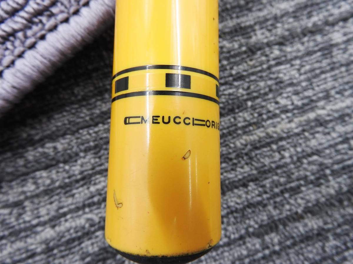 ビリヤード キュー2本セット ケース付 MEUCCI メウチ 1セット/他 1セット 予備シャフトあり 両方58インチ 中古品「管理№S505」