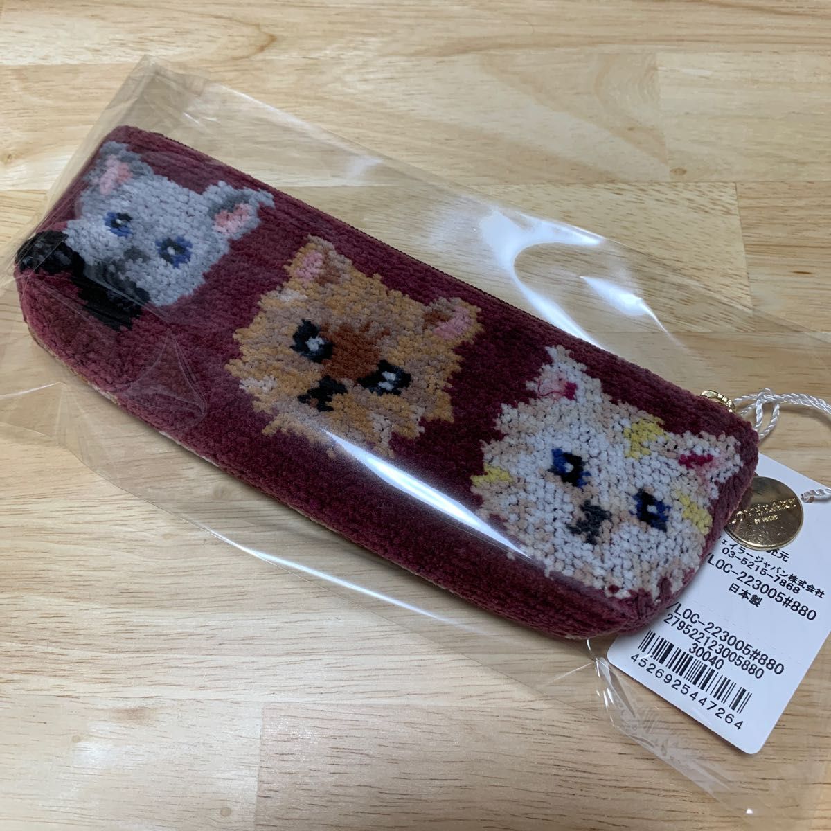 フェイラー ラブラリー キャッツ ペンケース ポーチ 猫 ネコ ねこ