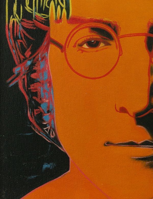 ヤフオク! ◇アンディ・ウォーホル◇油絵 手描き《ジョン・レノン