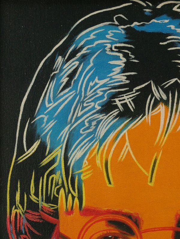 ヤフオク! ◇アンディ・ウォーホル◇油絵 手描き《ジョン・レノン