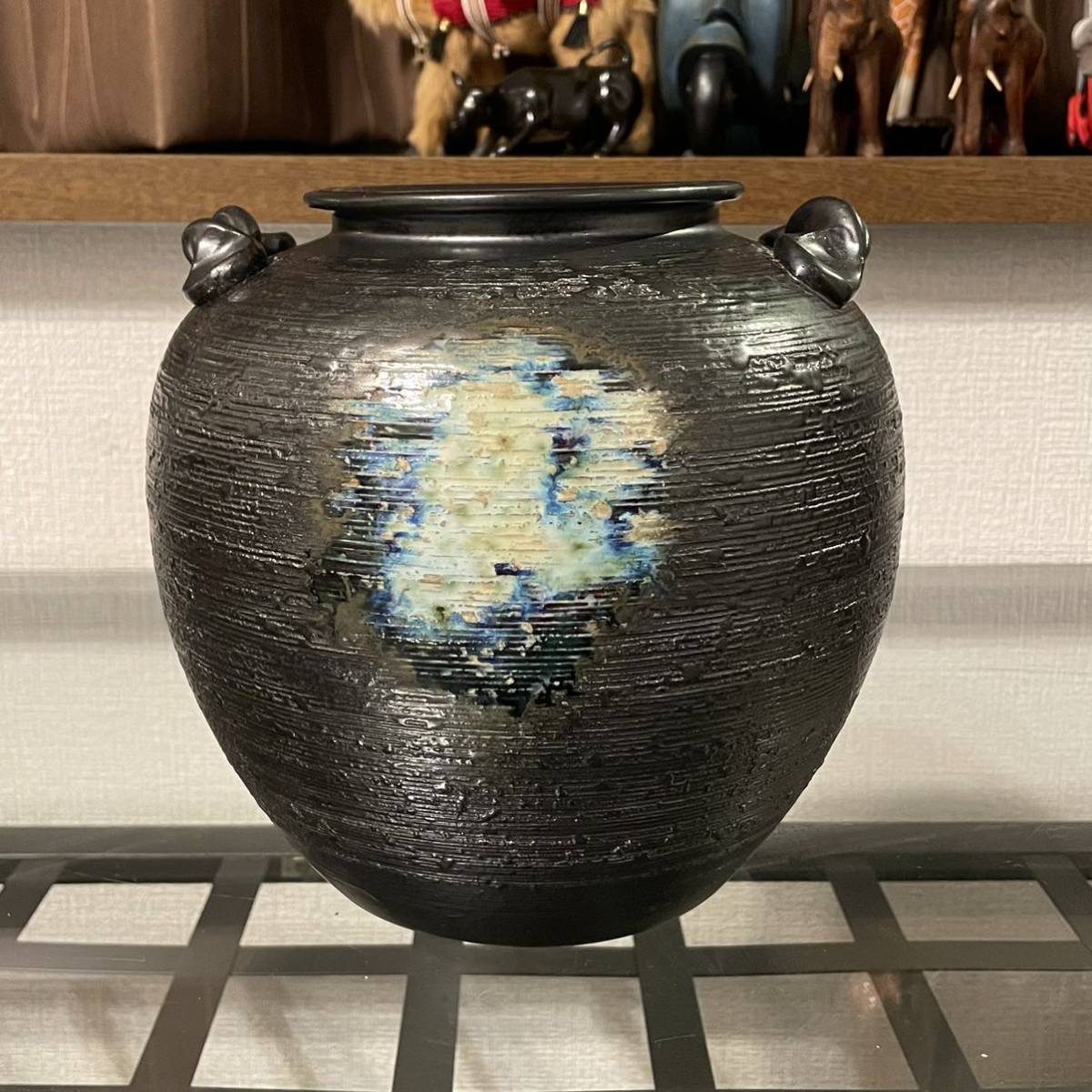 信楽焼 花瓶 花器 壺 鉢 美術品 - 陶芸