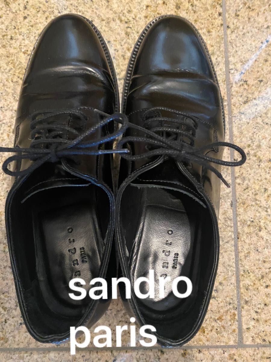 sandro paris 23cm 革靴 本革 定価6万円 Yahoo!フリマ（旧）-
