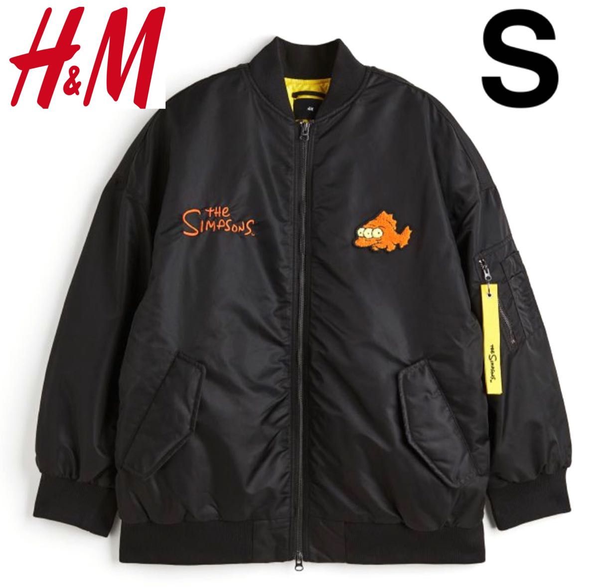 新品 H&M シンプソンズ MA-1 ジャケット HUF Supreme S