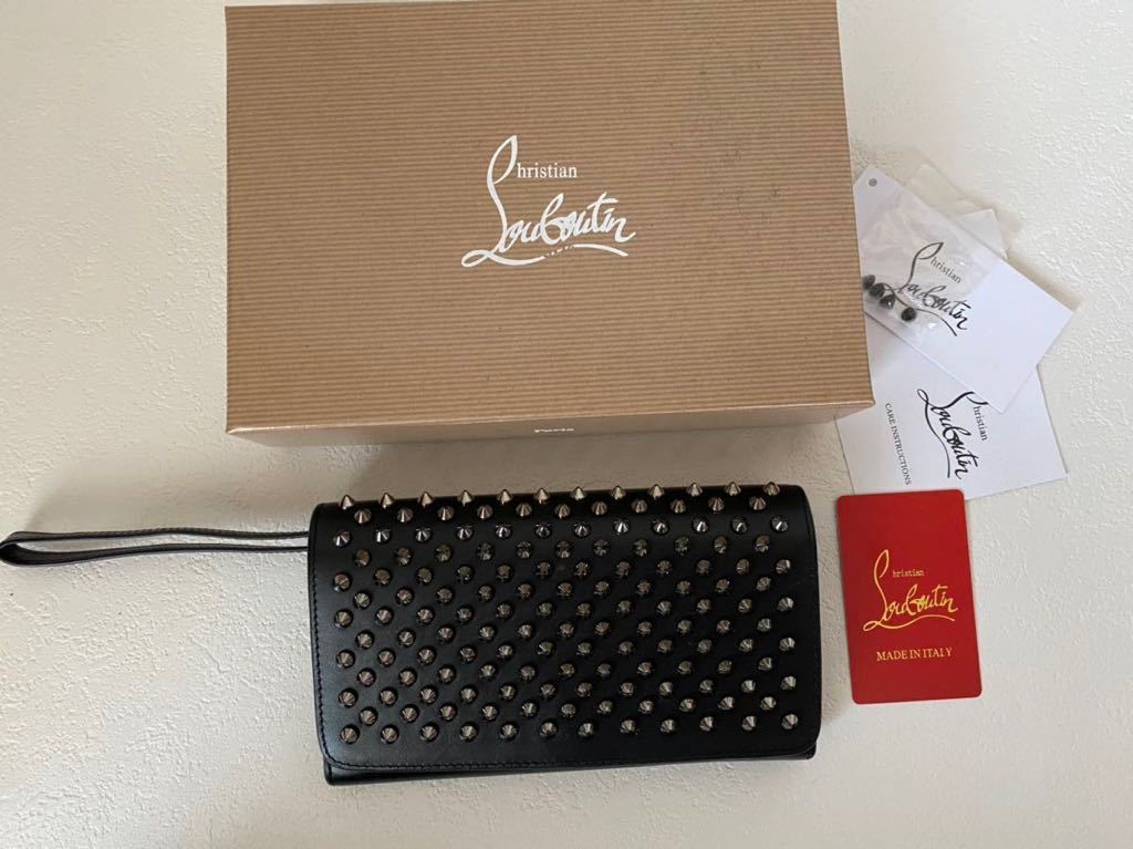 人気が高い 【Christian Louboutin 】長財布 クリスチャンルブタン ウォレット スパイクスタッズ マカロン パネトーネ ブラック 正規品 長財布(小銭入れあり) 人気が高い 【Christian Louboutin 】長財布 クリスチャンルブタン ウォレット スパイクスタッズ マカロン パネトーネ ブラック 正規品 長財布(小銭入れあり)