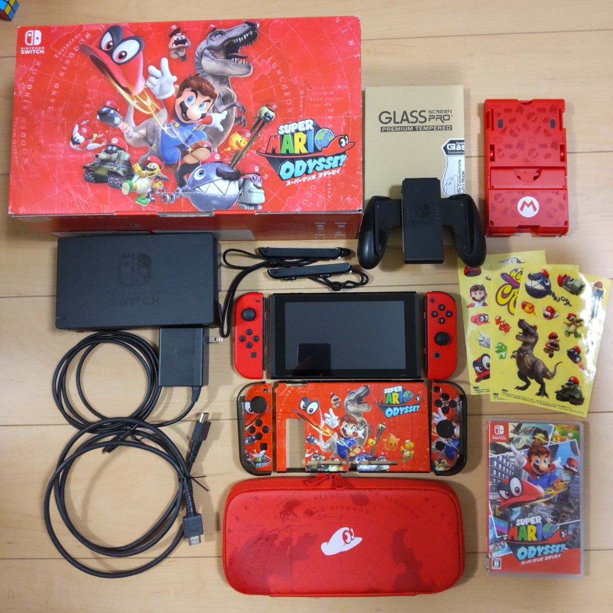 Nintendo Switch グレー 本体 スーパーマリオオデッセイ付き | www