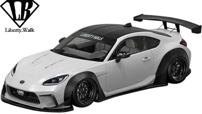 【M’s】 スバル BRZ ZD8 前期 (2021y-) Liberty Walk lb★nation アンダースポイラー付 フロントバンパー ／／ FRP リバティーウォーク_画像7