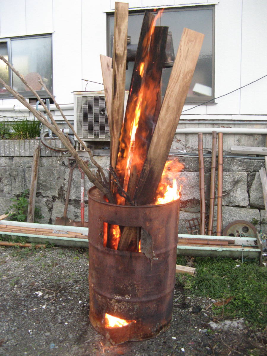 「防災ドラム缶ストーブ　「ドラム君」3号機　ドラム缶ストーブ　ドラム缶焼却機　防災用ドラム缶ストーブ　_画像6